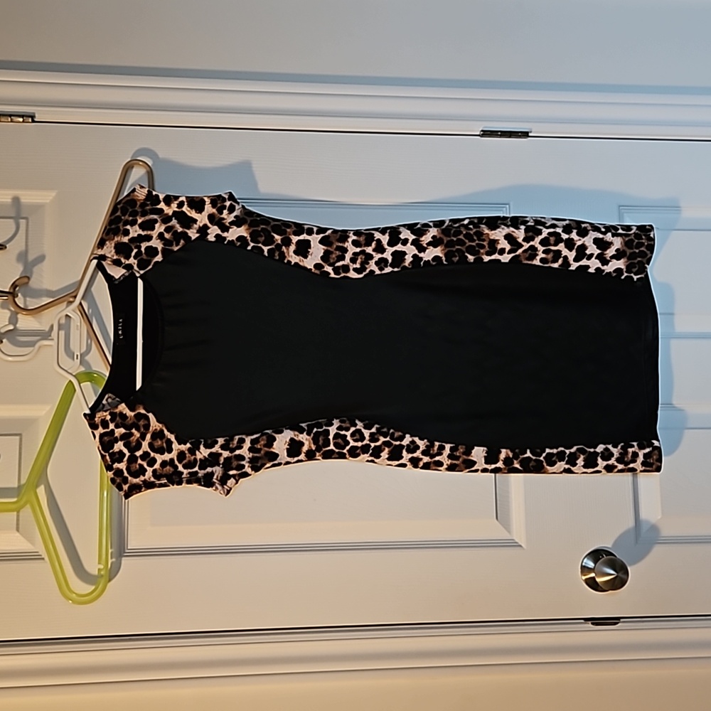UK2LA leopard print body con dress